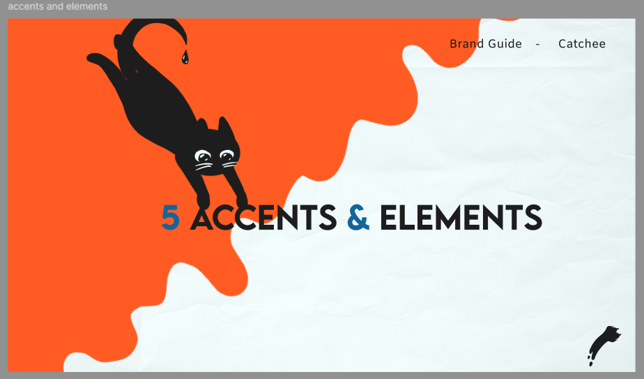Title page of accents & elements