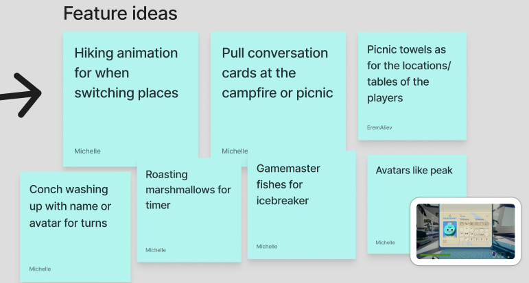 Features for lakeside concept