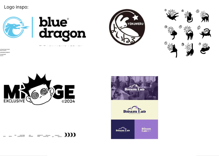 Inspiration I took for my logos
