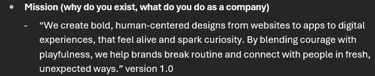 Screenshot of mission