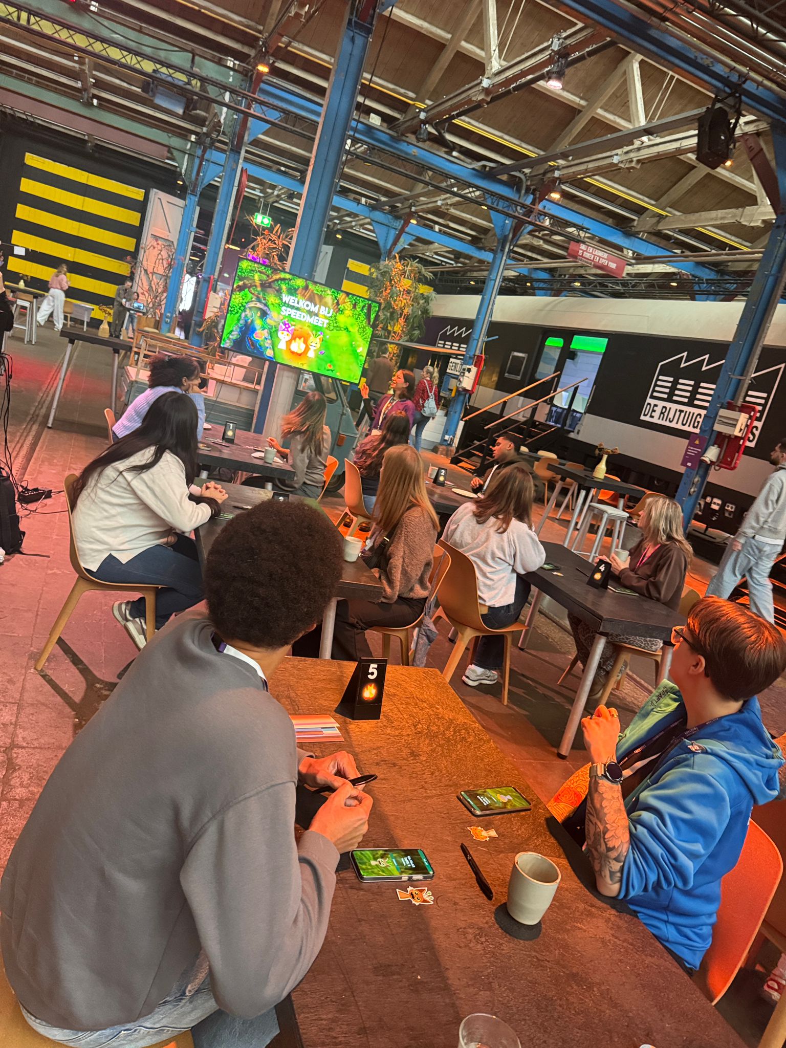 Playing the game at night of the nerds